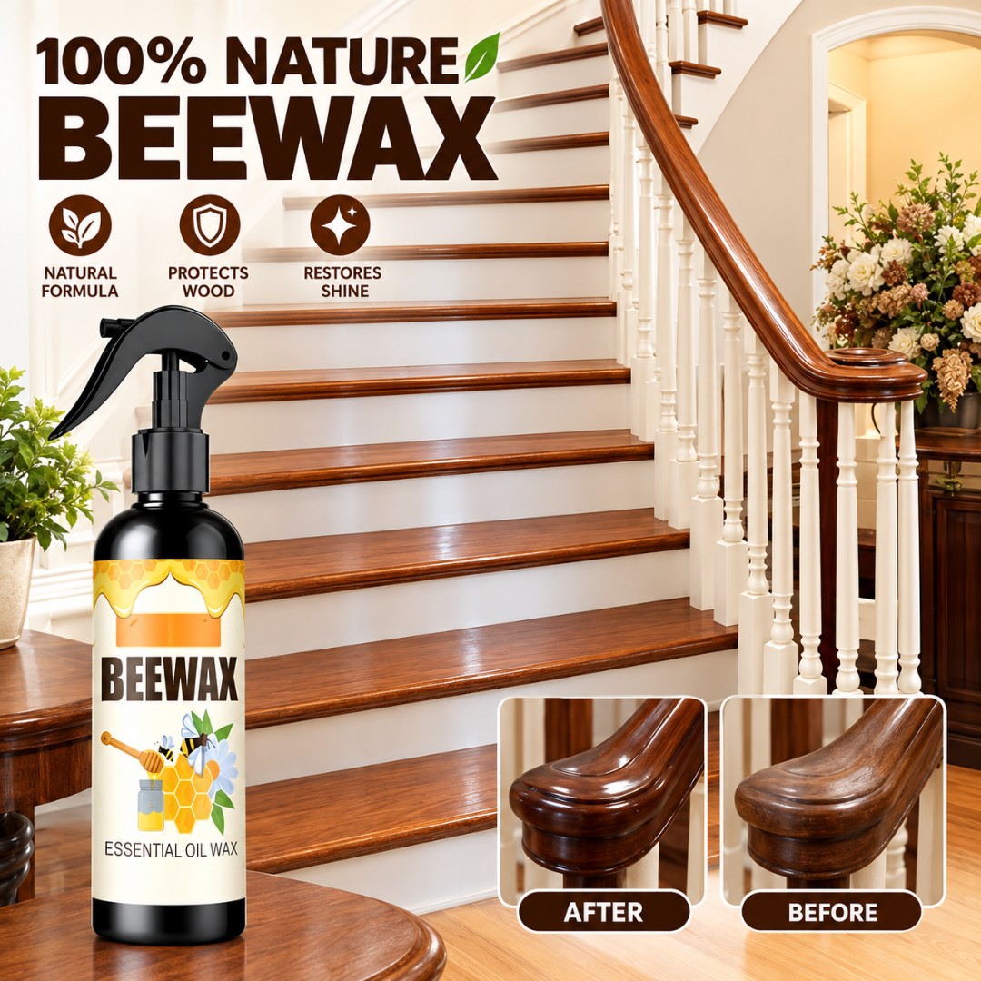 BeeWax Natural Furniture Polish & Cleaner Spray (Buy 1 Get 1 Free)